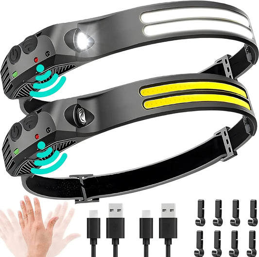 Lampe frontale bandeau led