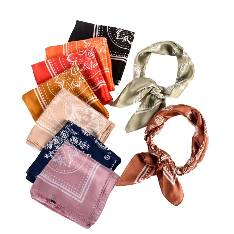Bandana soie femme