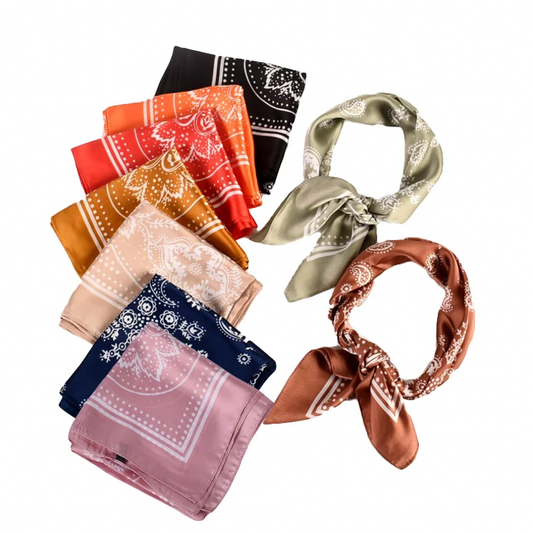 Bandana soie femme