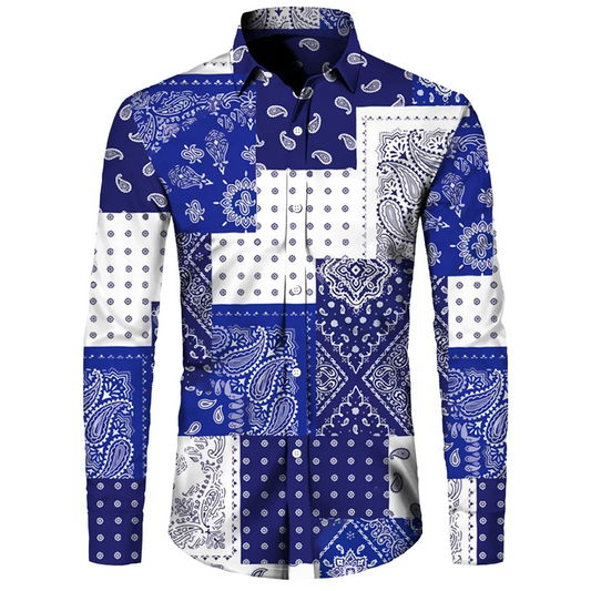 Chemise motif bandana