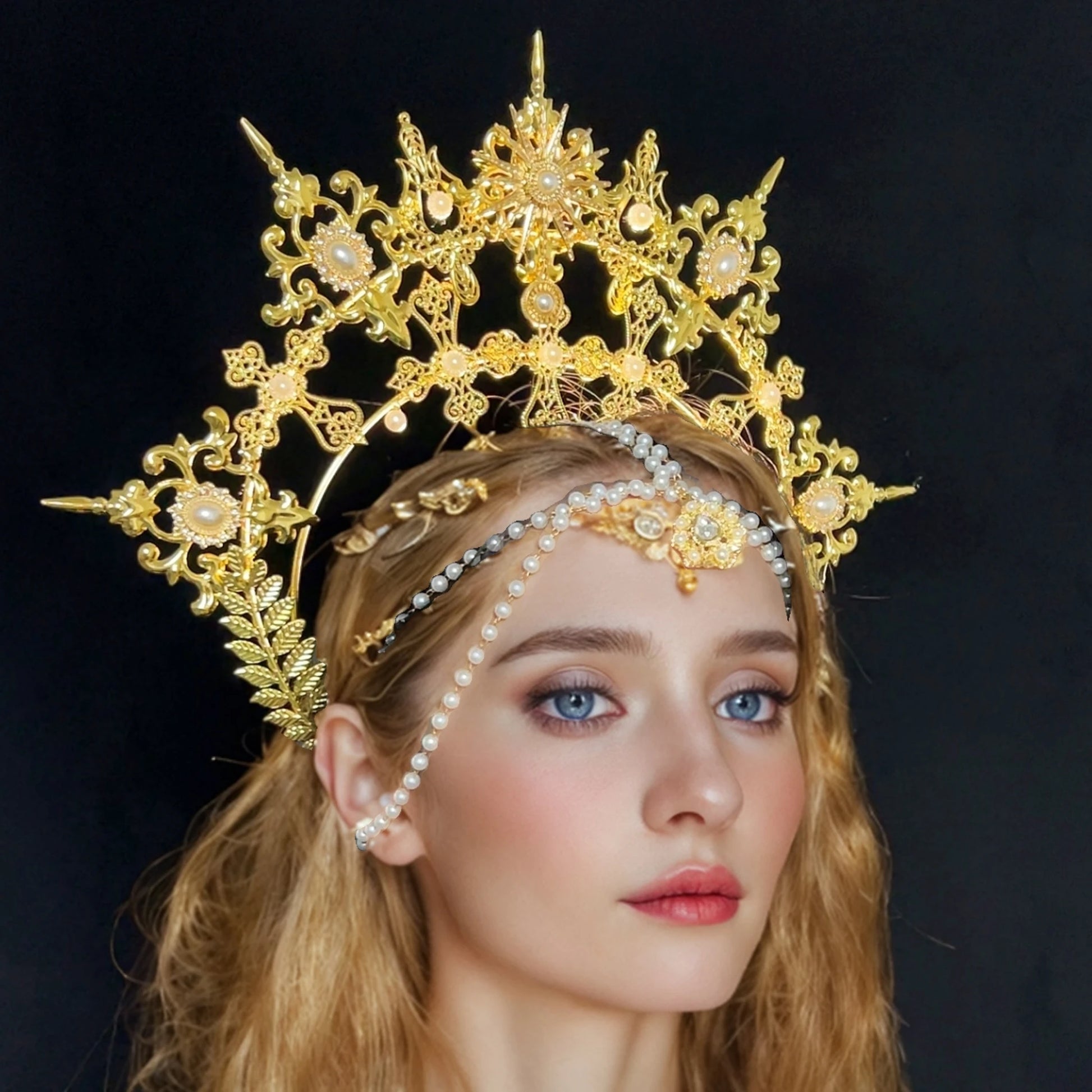 Serre tete aureole ange