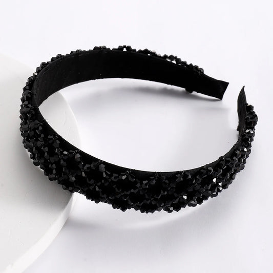 Serre tete noir pailleté