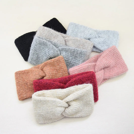 Tricot bandeau torsade